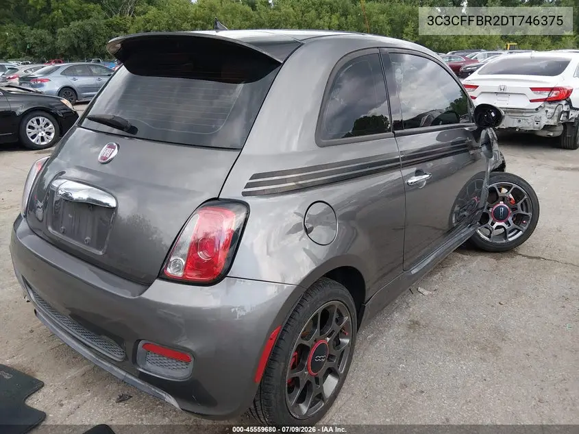 2013 Fiat 500 Sport Cattiva VIN: 3C3CFFBR2DT746375 Lot: 45559680