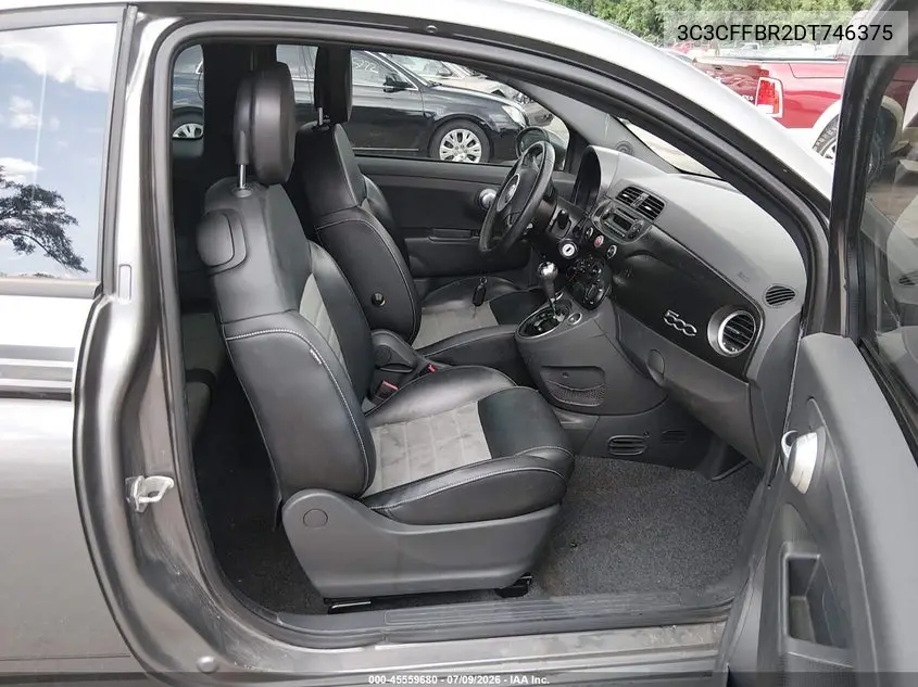 2013 Fiat 500 Sport Cattiva VIN: 3C3CFFBR2DT746375 Lot: 45559680