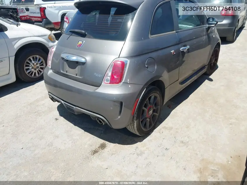 2013 Fiat 500 Abarth VIN: 3C3CFFFH6DT754108 Lot: 45567678
