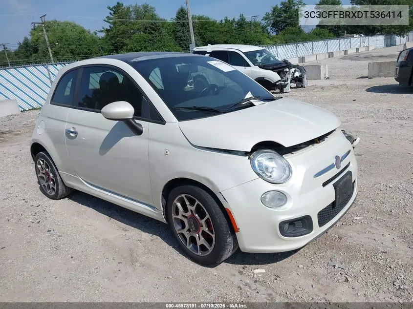 2013 Fiat 500 Sport VIN: 3C3CFFBRXDT536414 Lot: 45578191