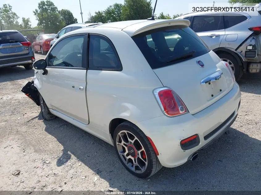 2013 Fiat 500 Sport VIN: 3C3CFFBRXDT536414 Lot: 45578191