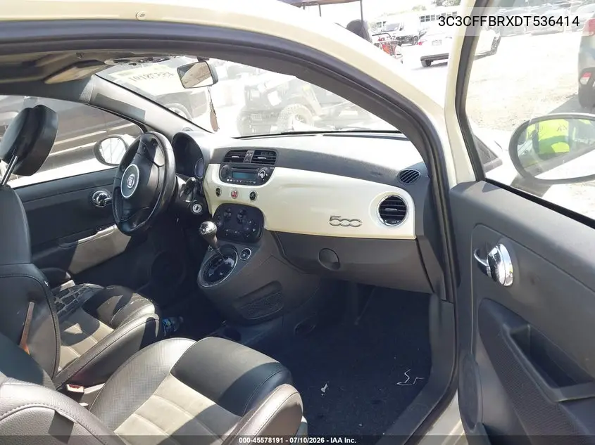 2013 Fiat 500 Sport VIN: 3C3CFFBRXDT536414 Lot: 45578191
