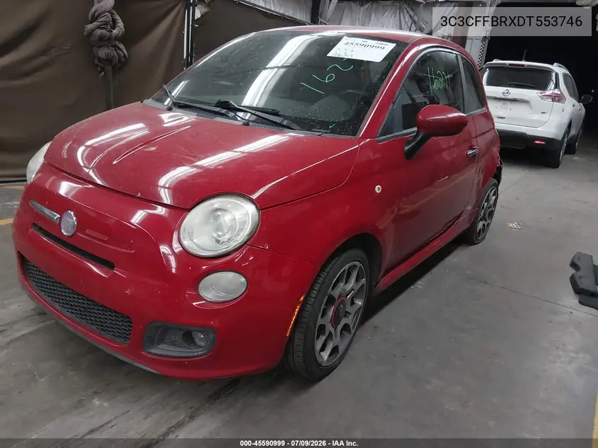 2013 Fiat 500 Sport VIN: 3C3CFFBRXDT553746 Lot: 45590999