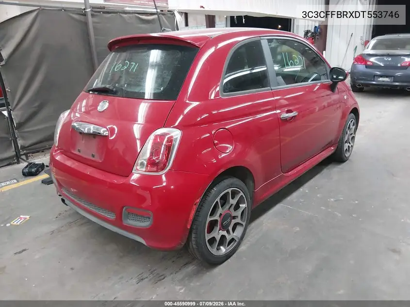 2013 Fiat 500 Sport VIN: 3C3CFFBRXDT553746 Lot: 45590999