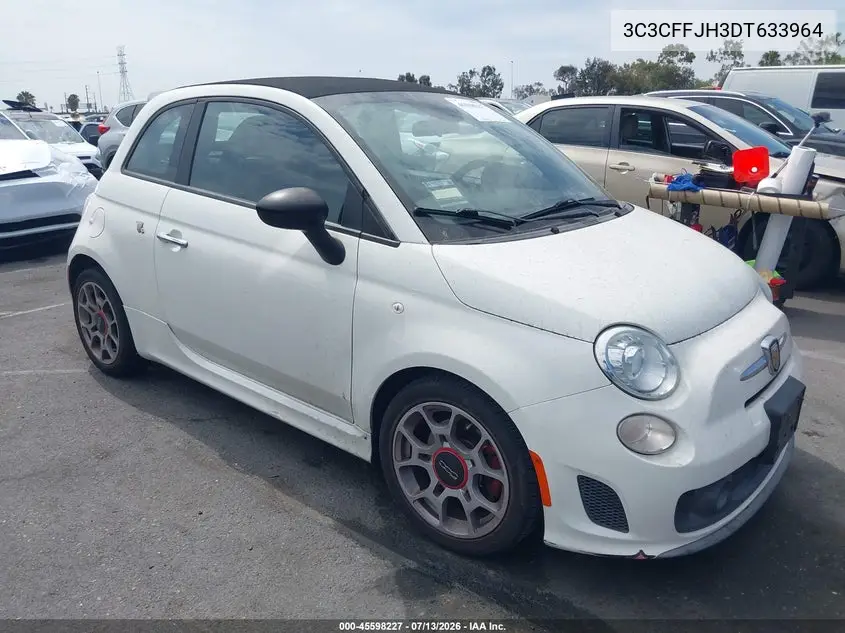 2013 Fiat 500C Abarth VIN: 3C3CFFJH3DT633964 Lot: 45598227