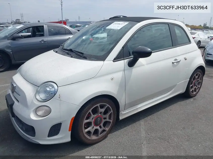 2013 Fiat 500C Abarth VIN: 3C3CFFJH3DT633964 Lot: 45598227