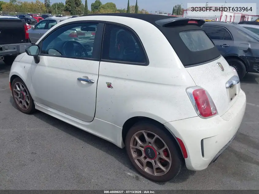 2013 Fiat 500C Abarth VIN: 3C3CFFJH3DT633964 Lot: 45598227