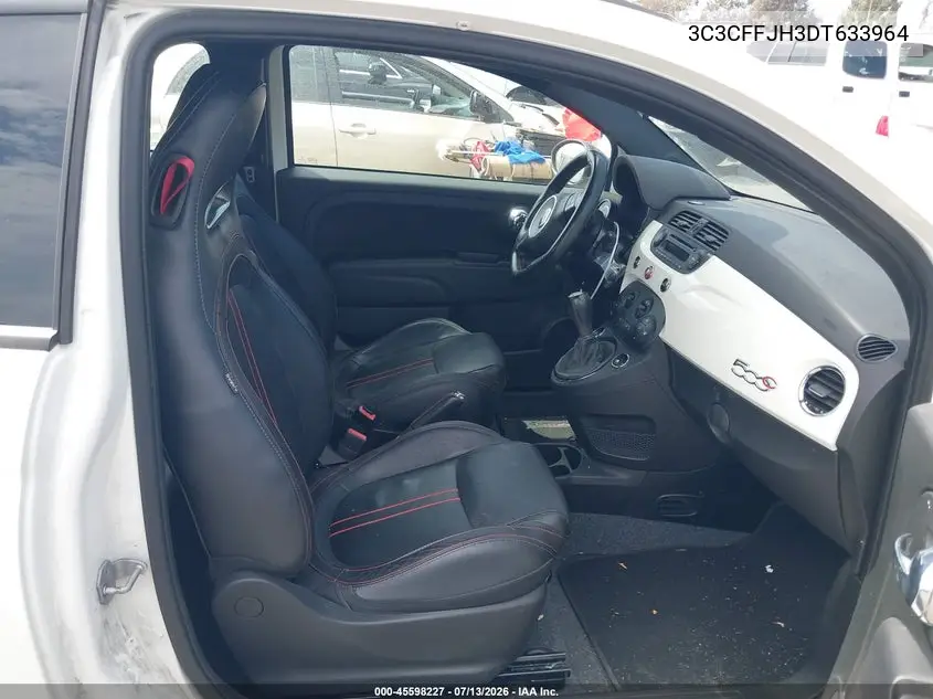 2013 Fiat 500C Abarth VIN: 3C3CFFJH3DT633964 Lot: 45598227