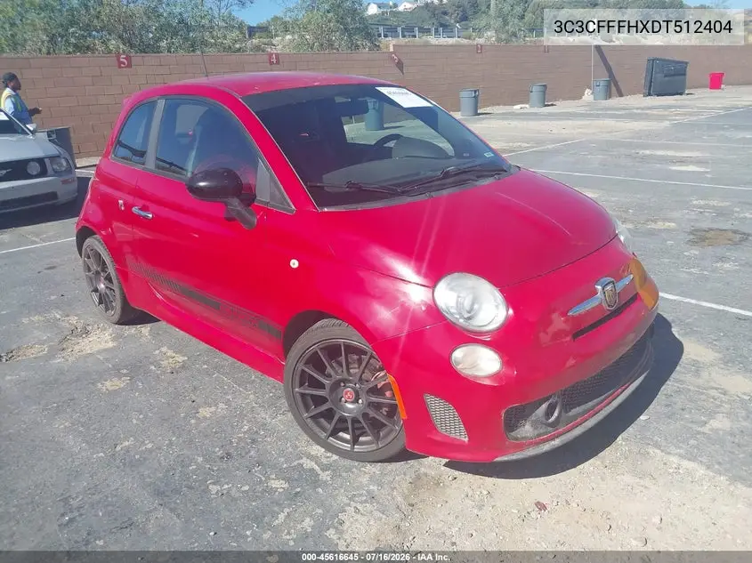 2013 Fiat 500 Abarth VIN: 3C3CFFFHXDT512504 Lot: 45616645
