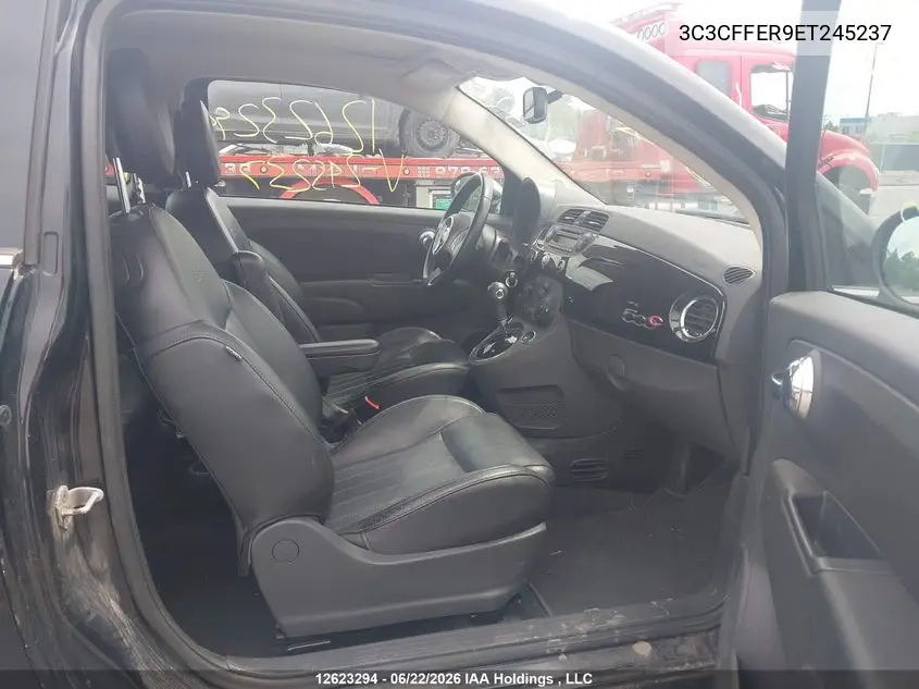 2014 Fiat 500 Lounge VIN: 3C3CFFER9ET245237 Lot: 12623294
