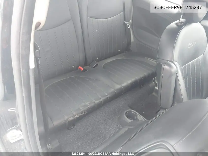 2014 Fiat 500 Lounge VIN: 3C3CFFER9ET245237 Lot: 12623294
