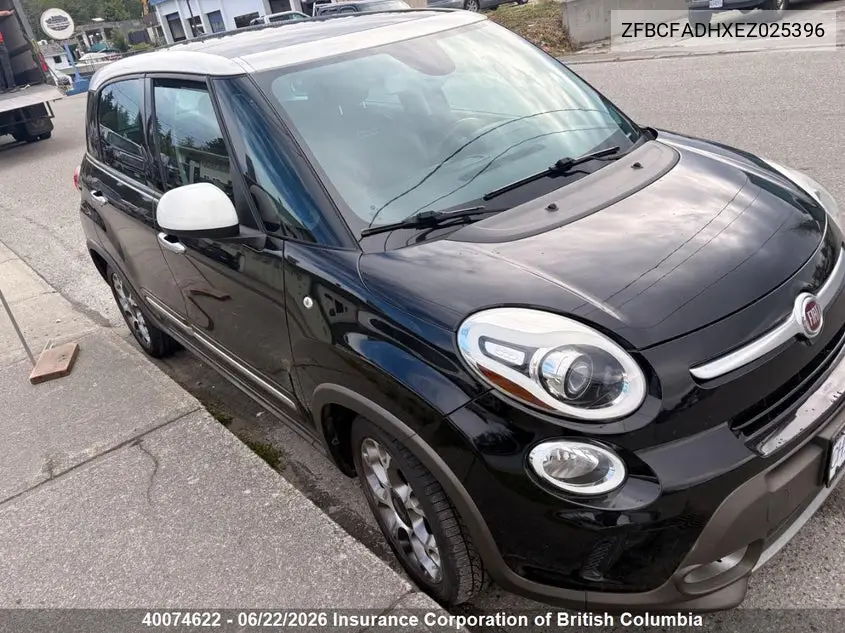 2014 Fiat 500 VIN: ZFBCFADHXEZ025396 Lot: 40074622