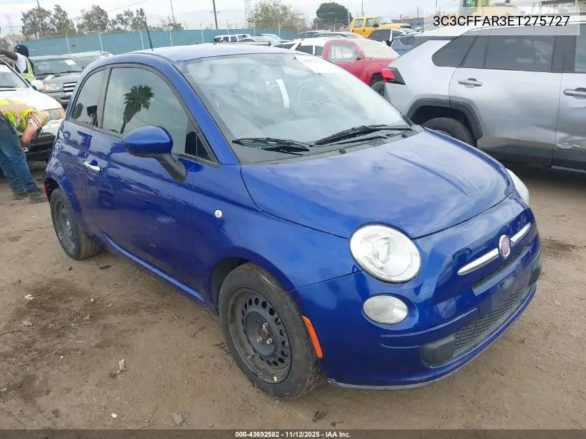 3C3CFFAR3ET275727 2014 Fiat 500 Pop
