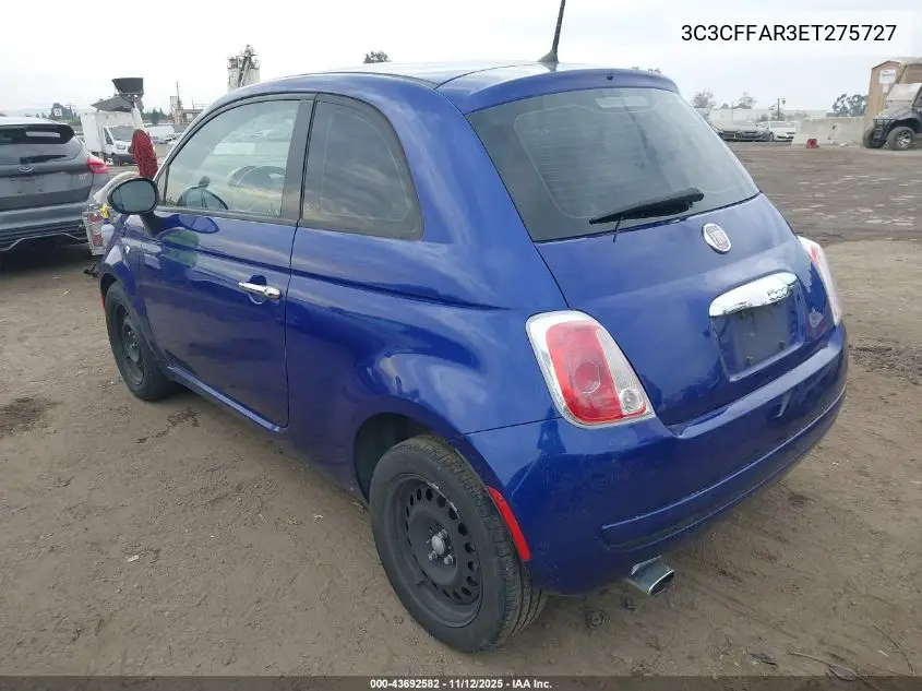 3C3CFFAR3ET275727 2014 Fiat 500 Pop