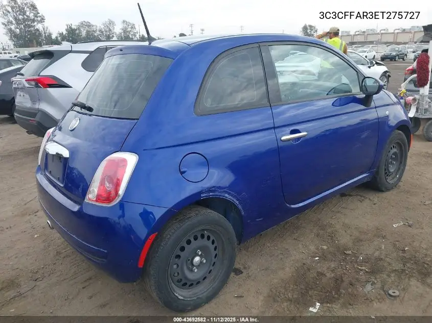 3C3CFFAR3ET275727 2014 Fiat 500 Pop