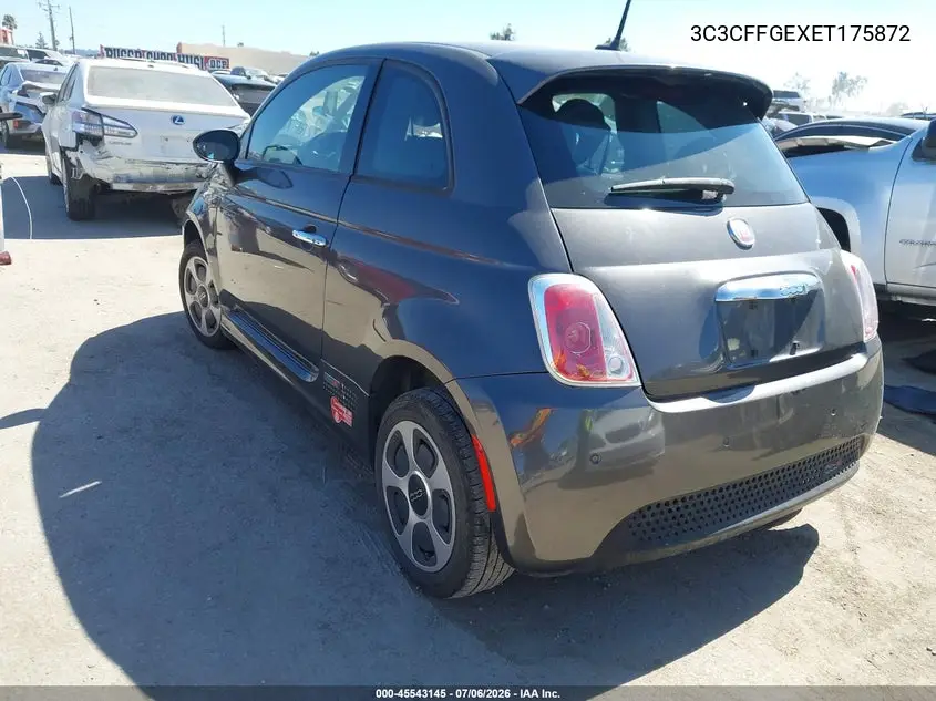 2014 Fiat 500E Battery Electric VIN: 3C3CFFGEXET175872 Lot: 45543145