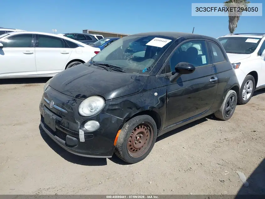 2014 Fiat 500 Pop VIN: 3C3CFFARXET294050 Lot: 45595441