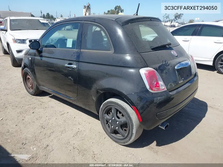 2014 Fiat 500 Pop VIN: 3C3CFFARXET294050 Lot: 45595441