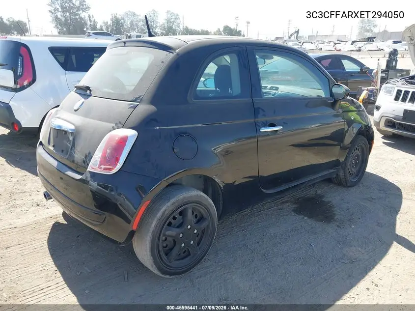 2014 Fiat 500 Pop VIN: 3C3CFFARXET294050 Lot: 45595441