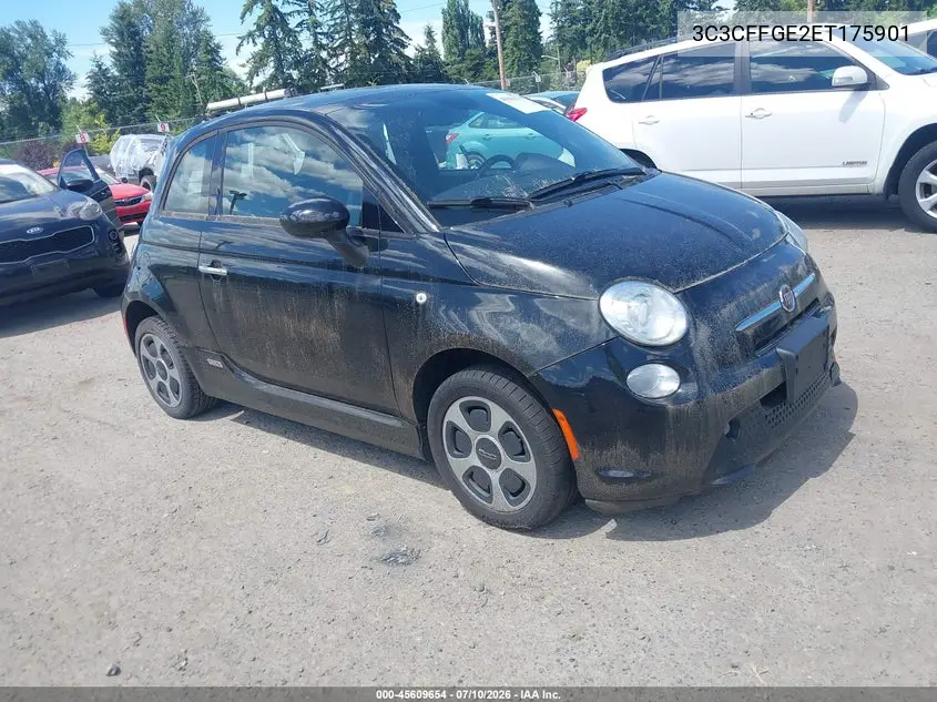 2014 Fiat 500E Battery Electric VIN: 3C3CFFGE2ET175901 Lot: 45609654