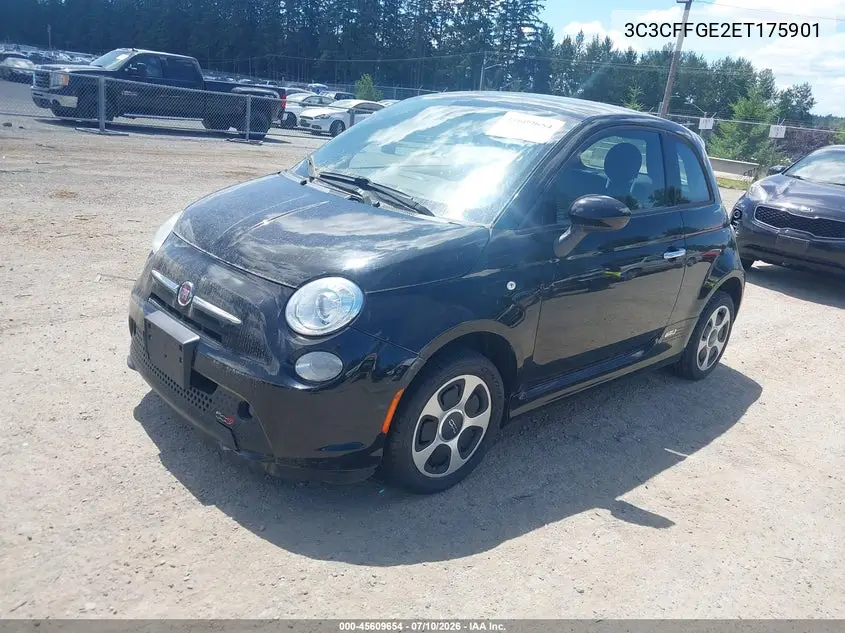 2014 Fiat 500E Battery Electric VIN: 3C3CFFGE2ET175901 Lot: 45609654