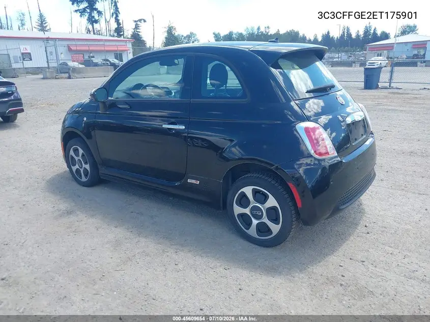 2014 Fiat 500E Battery Electric VIN: 3C3CFFGE2ET175901 Lot: 45609654