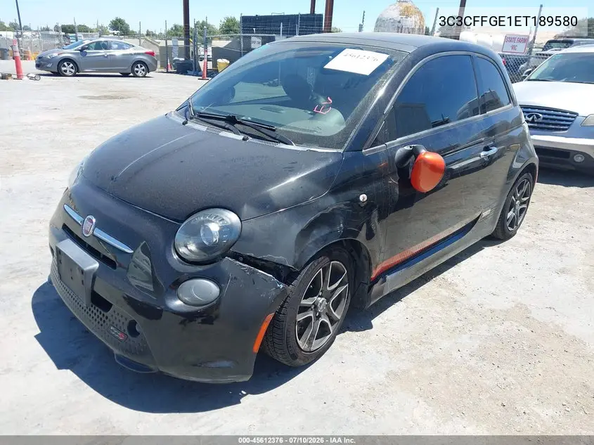 2014 Fiat 500E Battery Electric VIN: 3C3CFFGE1ET189580 Lot: 45612376