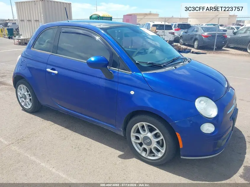 2014 Fiat 500 Pop VIN: 3C3CFFAR5ET223757 Lot: 45614068