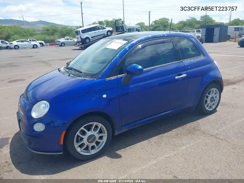 2014 Fiat 500 Pop VIN: 3C3CFFAR5ET223757 Lot: 45614068