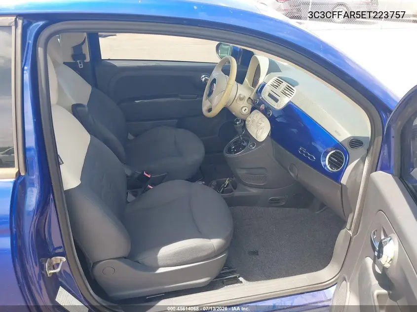2014 Fiat 500 Pop VIN: 3C3CFFAR5ET223757 Lot: 45614068