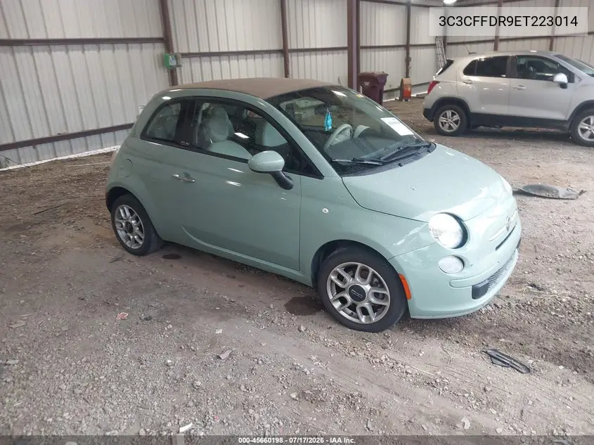 2014 Fiat 500C Pop VIN: 3C3CFFDR9ET223014 Lot: 45660198