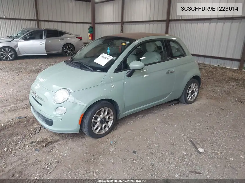 2014 Fiat 500C Pop VIN: 3C3CFFDR9ET223014 Lot: 45660198
