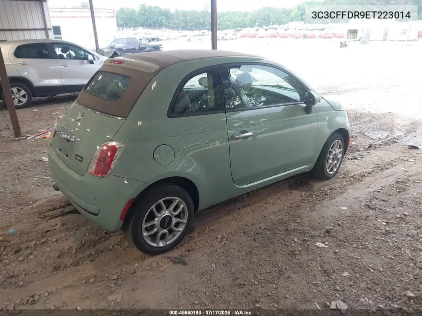2014 Fiat 500C Pop VIN: 3C3CFFDR9ET223014 Lot: 45660198