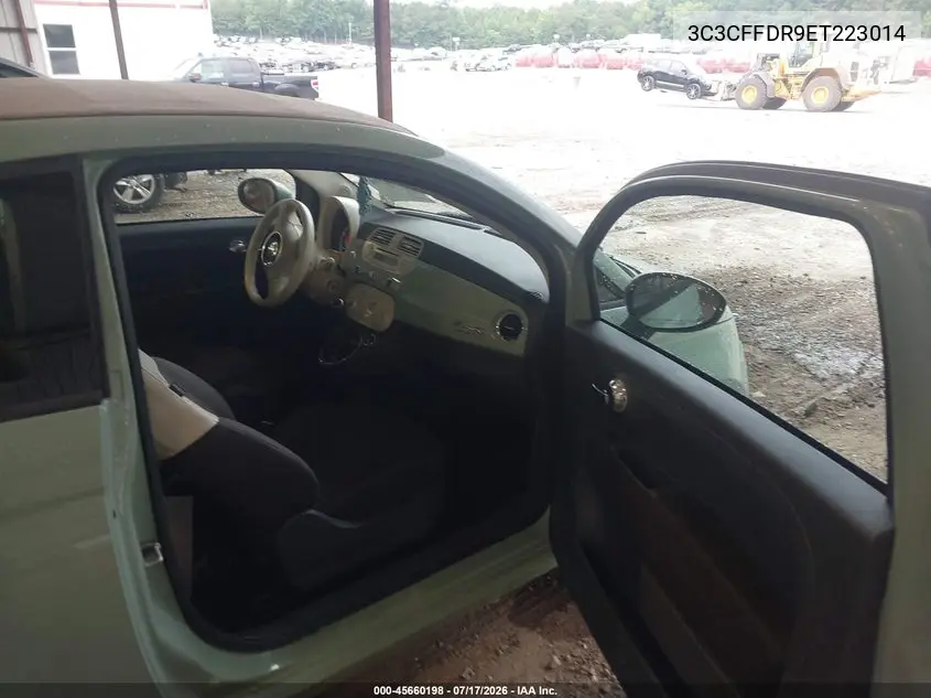 2014 Fiat 500C Pop VIN: 3C3CFFDR9ET223014 Lot: 45660198