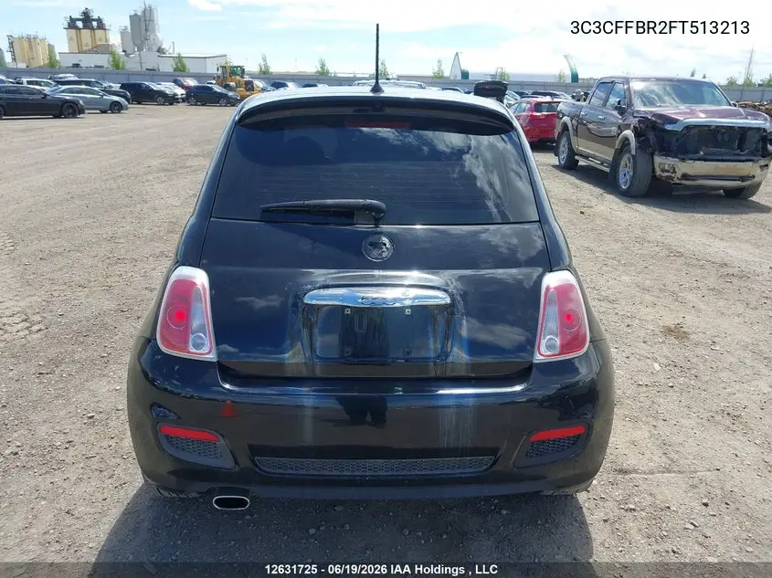 2015 Fiat 500 Sport VIN: 3C3CFFBR2FT513213 Lot: 12631725