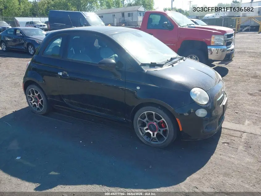 2015 Fiat 500 Sport VIN: 3C3CFFBR1FT636582 Lot: 45277780