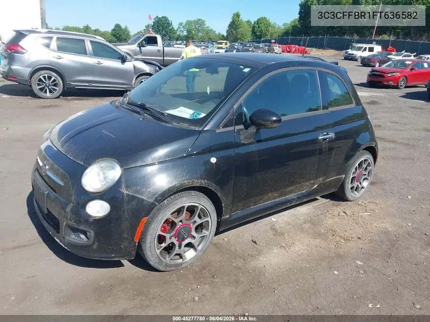 2015 Fiat 500 Sport VIN: 3C3CFFBR1FT636582 Lot: 45277780