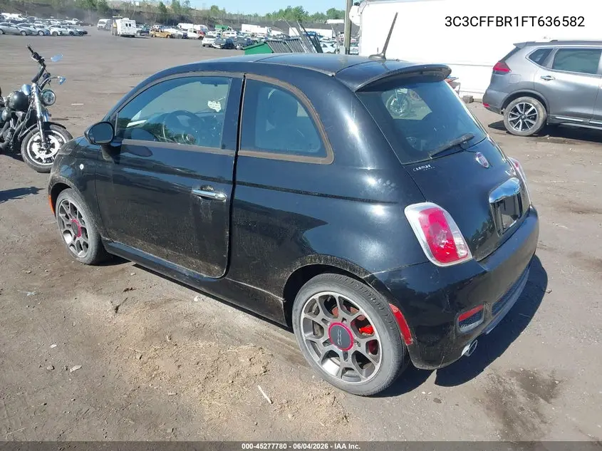 2015 Fiat 500 Sport VIN: 3C3CFFBR1FT636582 Lot: 45277780