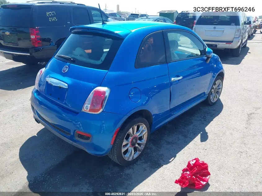 2015 Fiat 500 Sport VIN: 3C3CFFBRXFT696246 Lot: 45292831