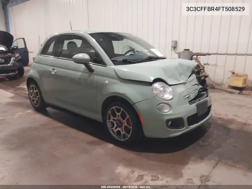 2015 Fiat 500 Sport VIN: 3C3CFFBR4FT508529 Lot: 45420459