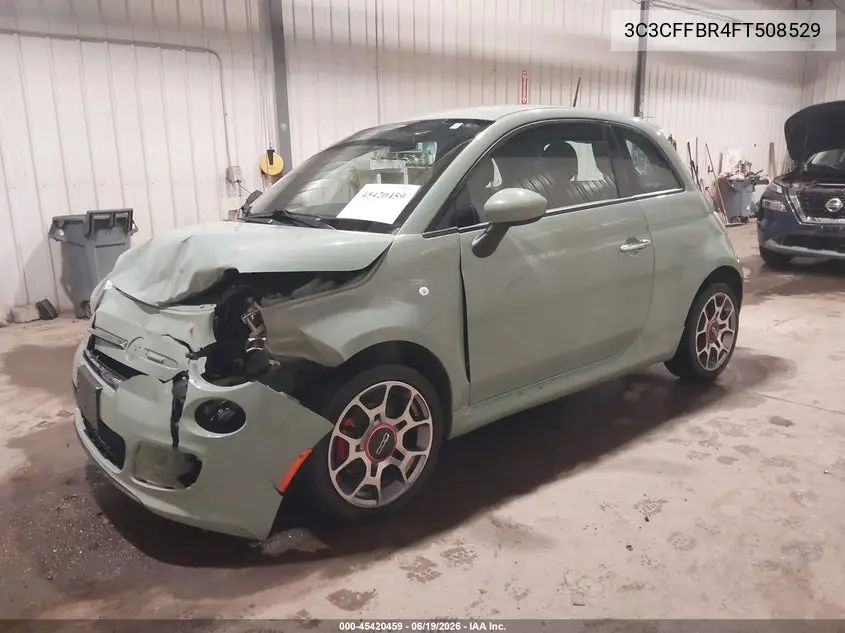 2015 Fiat 500 Sport VIN: 3C3CFFBR4FT508529 Lot: 45420459
