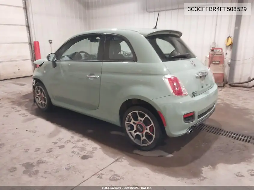 2015 Fiat 500 Sport VIN: 3C3CFFBR4FT508529 Lot: 45420459