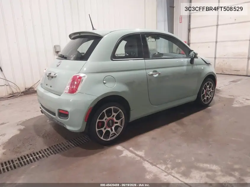 2015 Fiat 500 Sport VIN: 3C3CFFBR4FT508529 Lot: 45420459