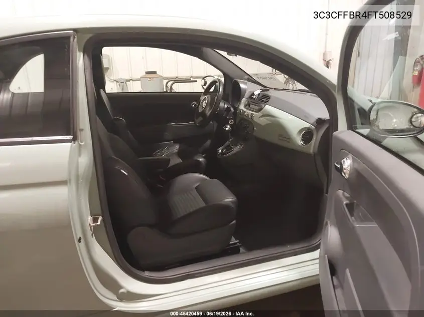 2015 Fiat 500 Sport VIN: 3C3CFFBR4FT508529 Lot: 45420459
