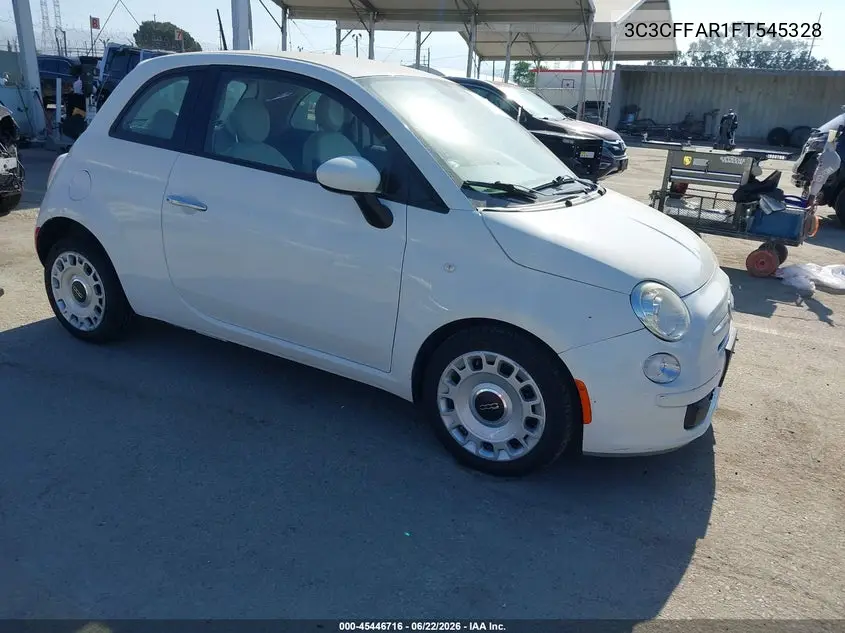 2015 Fiat 500 Pop VIN: 3C3CFFAR1FT545328 Lot: 45446716