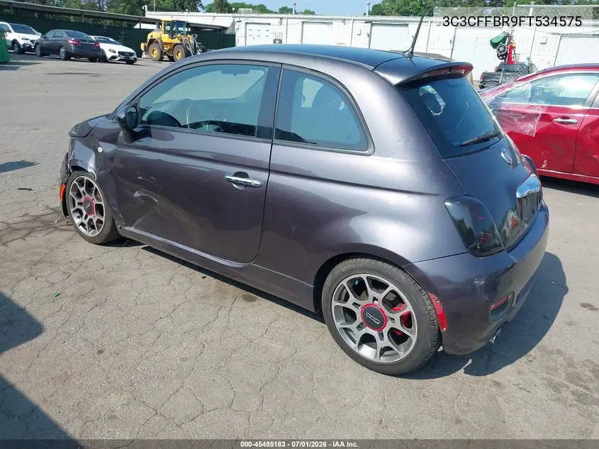 2015 Fiat 500 Sport VIN: 3C3CFFBR9FT534575 Lot: 45485183