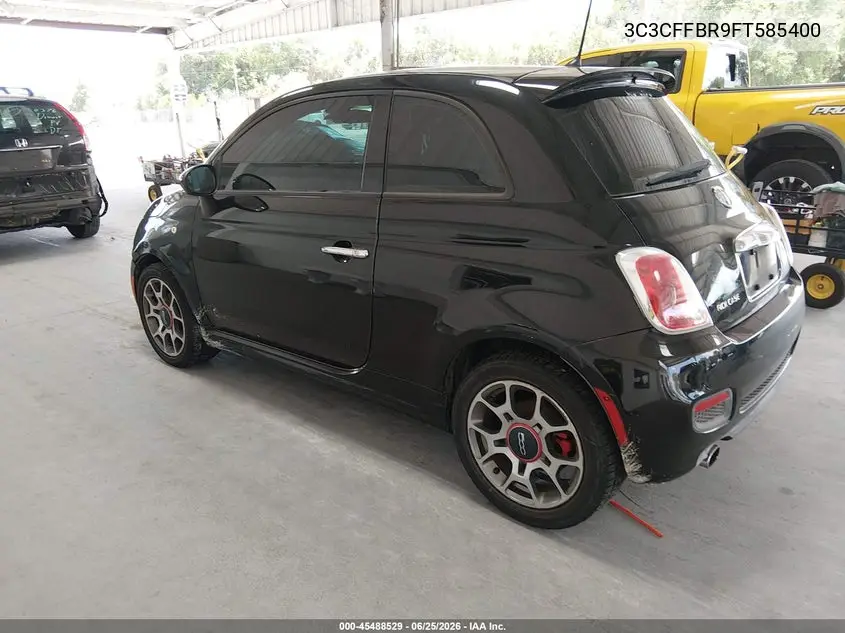 2015 Fiat 500 Sport VIN: 3C3CFFBR9FT585400 Lot: 45488529