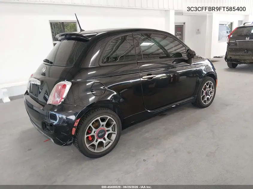 2015 Fiat 500 Sport VIN: 3C3CFFBR9FT585400 Lot: 45488529