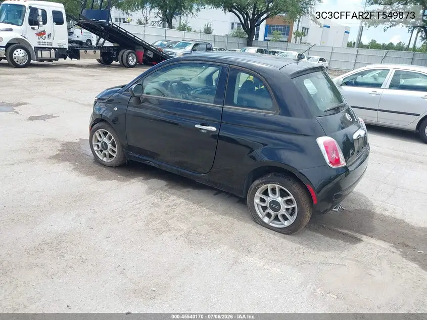 2015 Fiat 500 Pop VIN: 3C3CFFAR2FT549873 Lot: 45540170