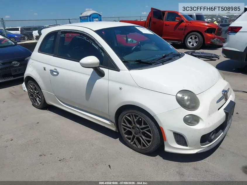 2015 Fiat 500 Abarth VIN: 3C3CFFFH6FT508985 Lot: 45561606